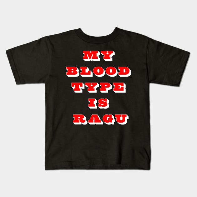 Blood Type Kids T-Shirt by Dead but Adorable by Nonsense and Relish